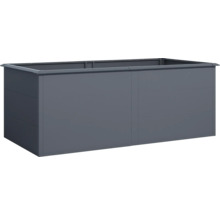 Rechteckiger Pflanzkasten für den Garten.