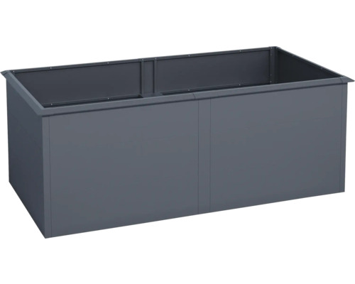 Rechteckiger Pflanzkasten aus Metall