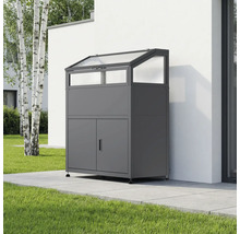 Hochbeet mit Schrank für den Außenbereich