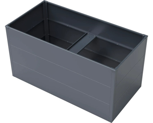 Rechteckiger Pflanzkasten aus Metall