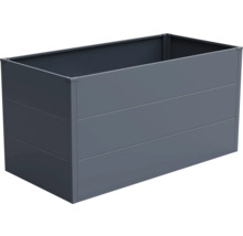 Rechteckiger Pflanzkasten aus Metall
