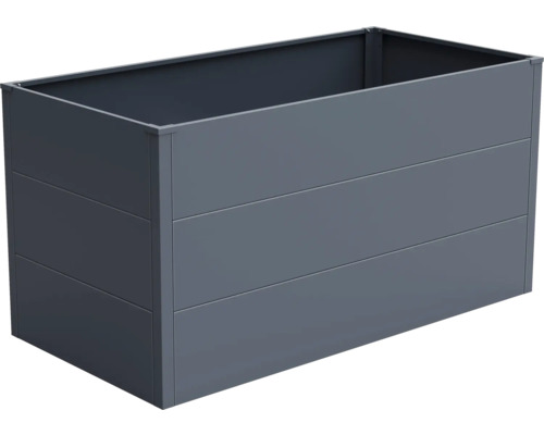 Rechteckiger Pflanzkasten aus Metall