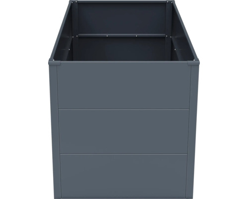 Rechteckiger Pflanzkasten aus Metall