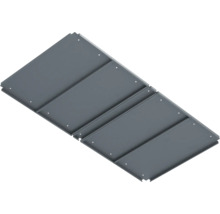 Metallabdeckung mit Befestigungslöchern für den Bau