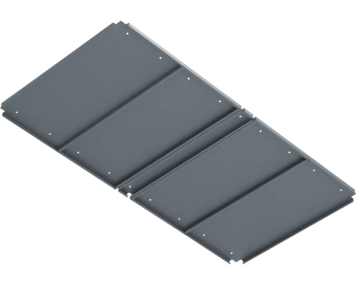 Metallabdeckung mit Befestigungslöchern für den Bau