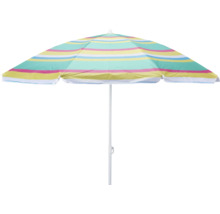 Strandsonnenschirm mit Streifenmuster