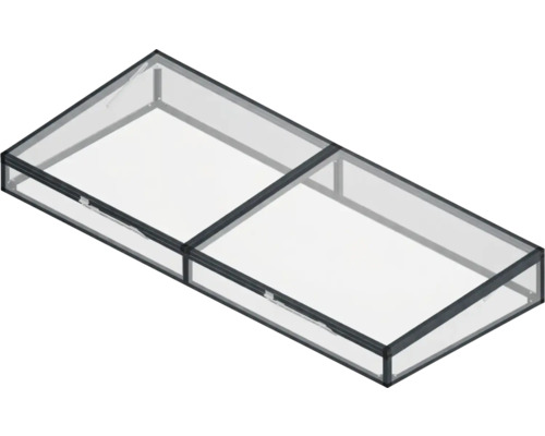 Frühbeet aus Glas und Metall