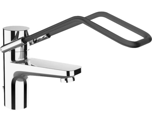 Waschtischarmatur mit schwenkbarem Griff