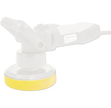 Poliermaschine mit gelbem Polierpad