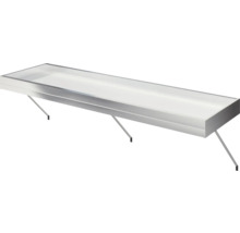 Hängebecken für Badezimmer aus Metall mit Halterungen