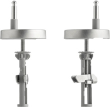 Zwei Befestigungssets für WC Sitze