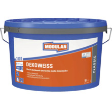 Eimer mit Innenfarbe Dekoweiss von Modulan, fuenf Liter