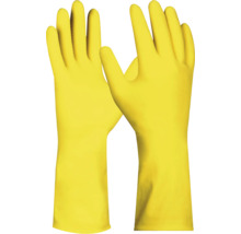 Gelbe Gummihandschuhe