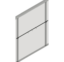 Sichtschutzwand mit Kleiderstange und Haken