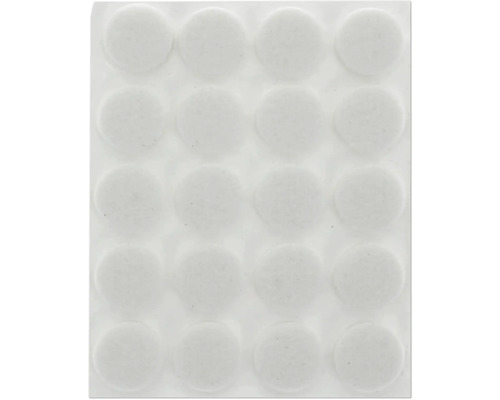 Filzgleiter auf einem Bogen zur Möbelpflege