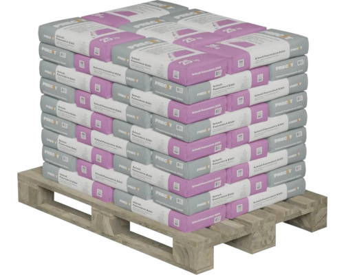 Palette mit Säcken Schnellestrich E300