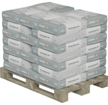 Palette mit Säcken Trockenbeton 20 Kilogramm
