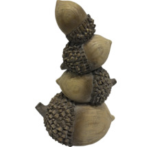 Dekorative Eichelstapel-Gartenfigur