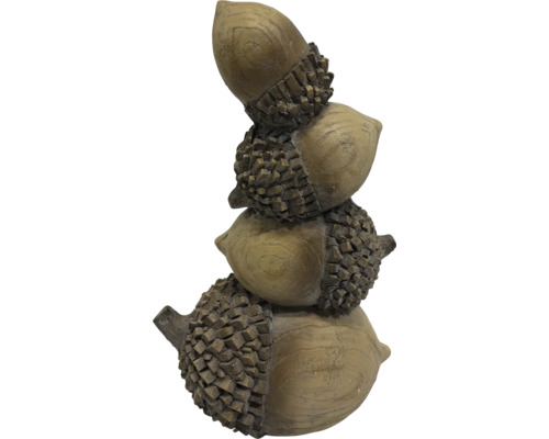 Dekorative Eichelstapel-Gartenfigur