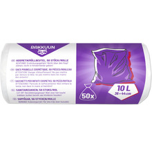 Kosmetikmüllbeutel, 50 Stück pro Rolle, 10 Liter Fassungsvermögen