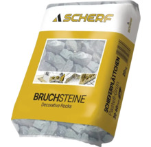 Sack mit Schieferplättchen, pastellgrün, 30 bis 60 Millimeter