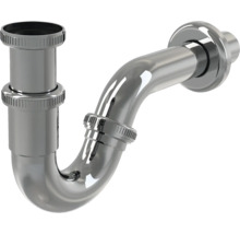 Siphon aus Metall für Waschbecken