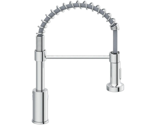 Küchenarmatur mit Spiralfeder
