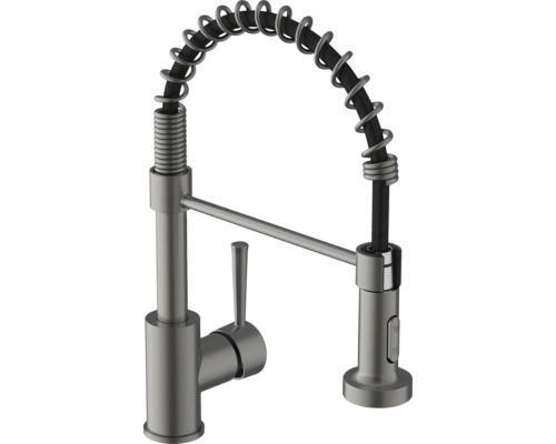 Küchenarmatur mit spiralförmigem Auslauf