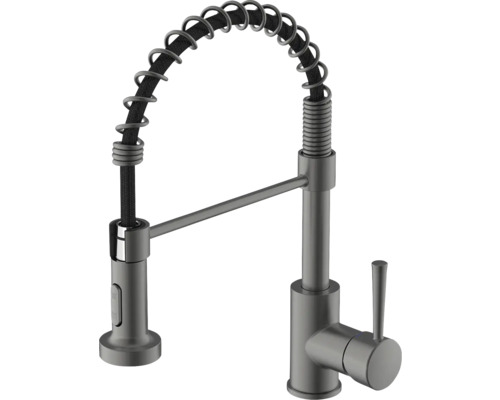 Küchenarmatur mit Spiralfeder