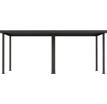 Überdachter Pavillon mit Stahlrahmen