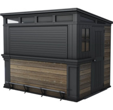 Gartenbar mit Tür und Fenster