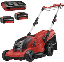 Einhell Akku Rasenmäher mit zwei Akkus und Ladegerät