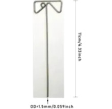 Metallstift mit Schlaufe, circa 11 cm lang