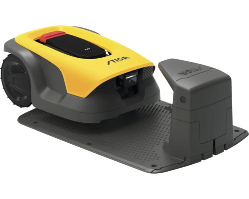 Stiga Mähroboter mit Ladestation