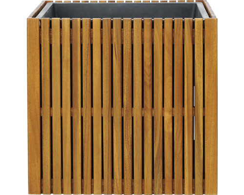 Blumenkübel aus Holzlatten