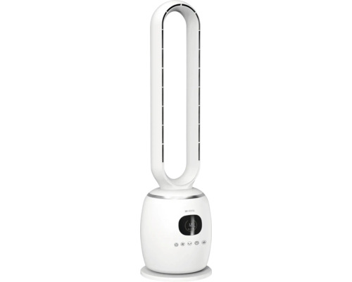 Weißer Turmventilator für den Innenbereich