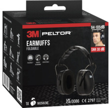 3M Peltor Gehörschutzkapsel, faltbar, mit verstellbarem, gepolstertem Kopfbügel, Schalldämmwert SNR 30 Dezibel