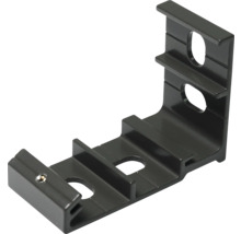 Schwarze Eckverbindung für Möbel