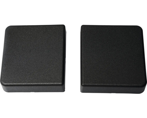 Ersatzteil: Endkappe hinten für Markise Garda 12552868, 12552871 Zwei schwarze Vierkantstopfen