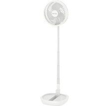 Ventilator mit Teleskopstange und rundem Sockel