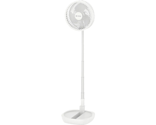 Ventilator mit Teleskopstange und rundem Sockel