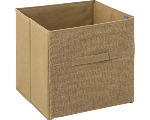 Quadratischer Aufbewahrungskorb aus Stoff mit Griff