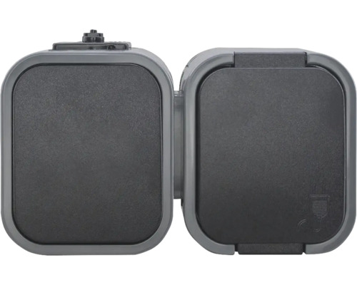 Doppelsteckdose zur Aufputzmontage