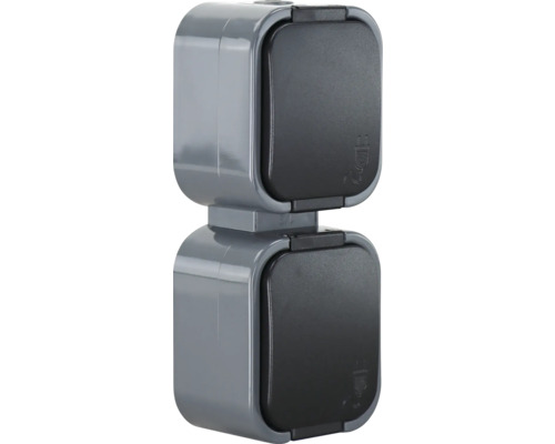 Doppelsteckdose für den Außenbereich