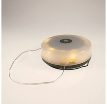 Runde Leuchte mit Lichterkette