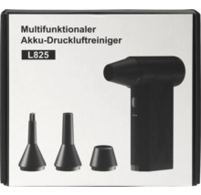 Multifunktionaler Akku Druckluftreiniger L825 in Verpackung