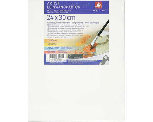 Leinwandkarton 24 x 30 cm für Hobby- und Profimaler