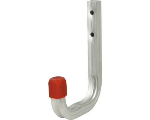 Metall Wandhaken mit roter Endkappe