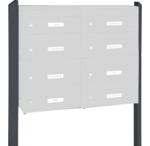 Briefkastenanlage mit mehreren Fächern für Mehrfamilienhaus