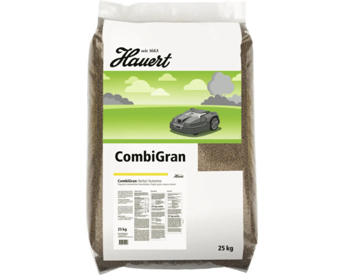 Hauert CombiGran Herbst Rasendünger in einer 25 Kilogramm Packung